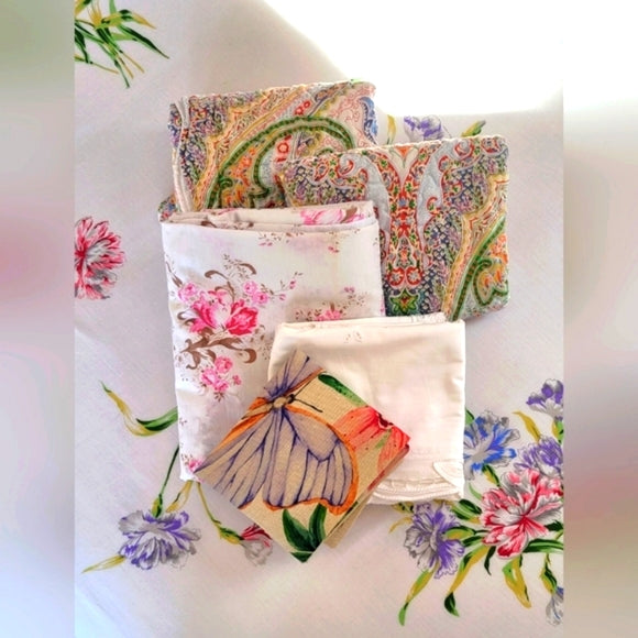 VINTAGE & Y2K Double Full sz 6pc Bedding Curation