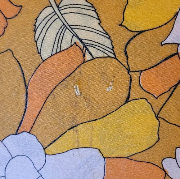 Vintage Queen Sz Flat sheet and 1 pillow case