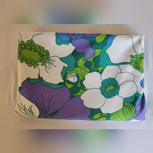 Vintage Double Fitted Bedsheet 100% Cotton