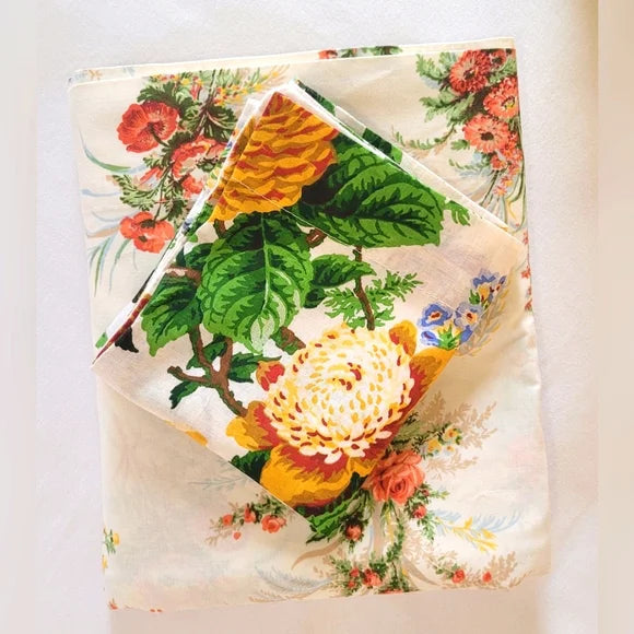 VINTAGE Double Full Sz 3 Pc Bedding Curation