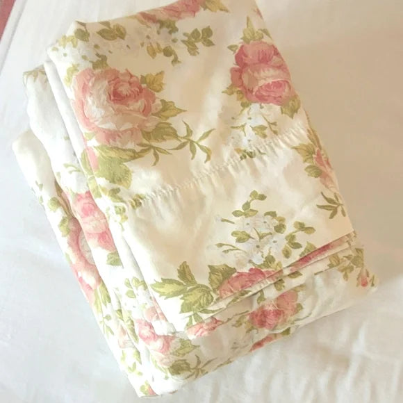 Retro Y2K KING Sz 100% Cotton Bedding Set 4pc.
