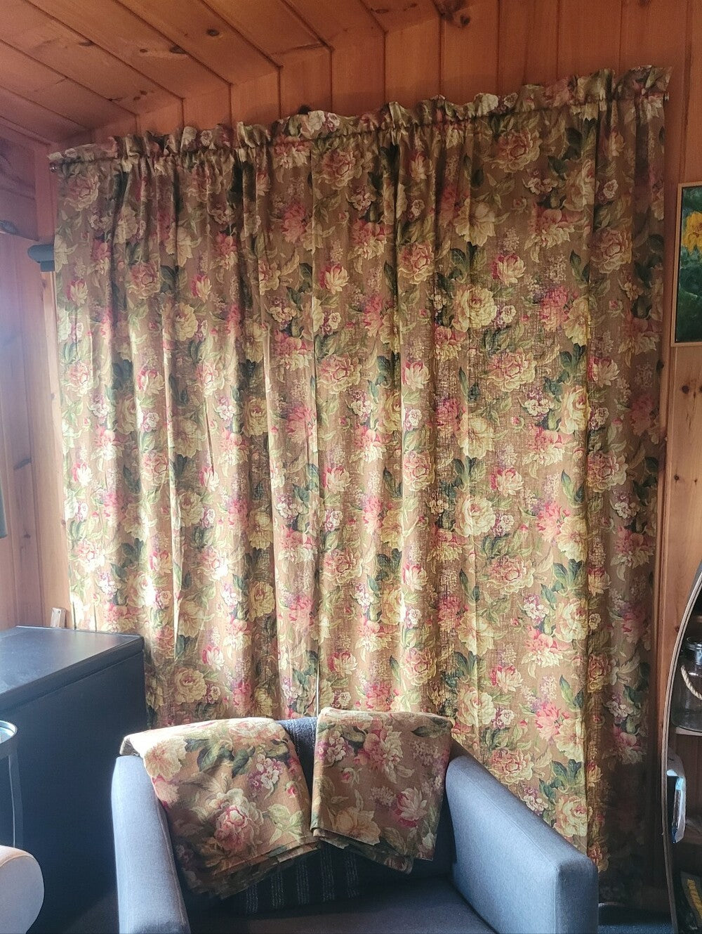 Vintage Custom Made Draperies