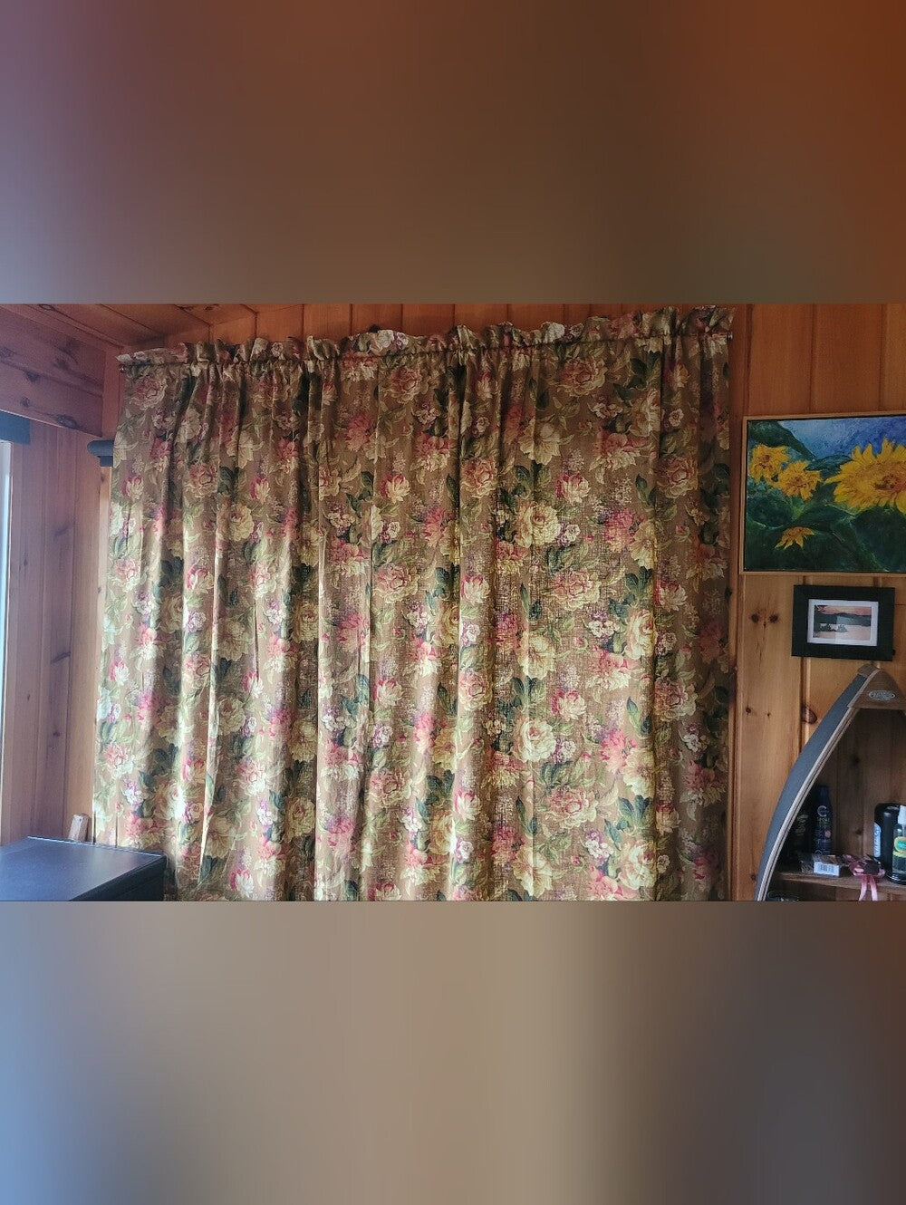 Vintage Custom Made Draperies