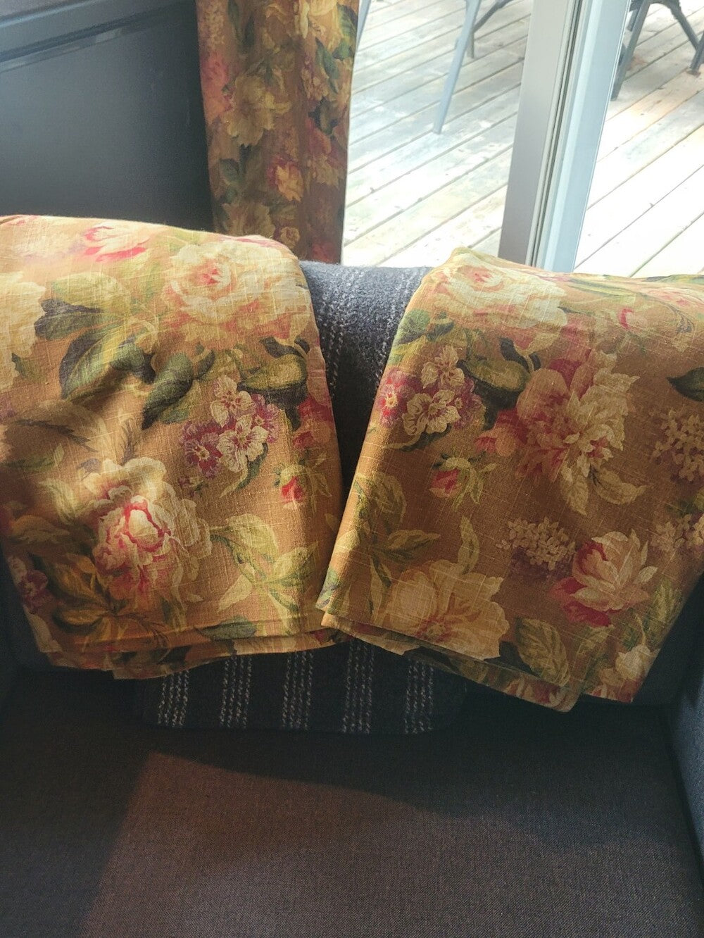 Vintage Custom Made Draperies