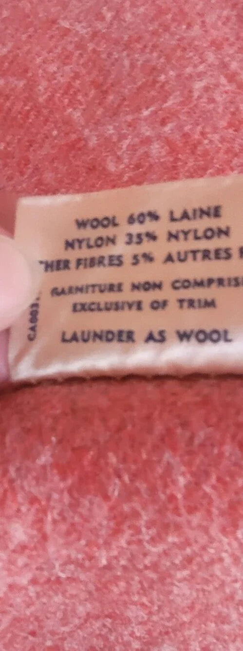 Vintage DBL sz Wool Blend Blanket