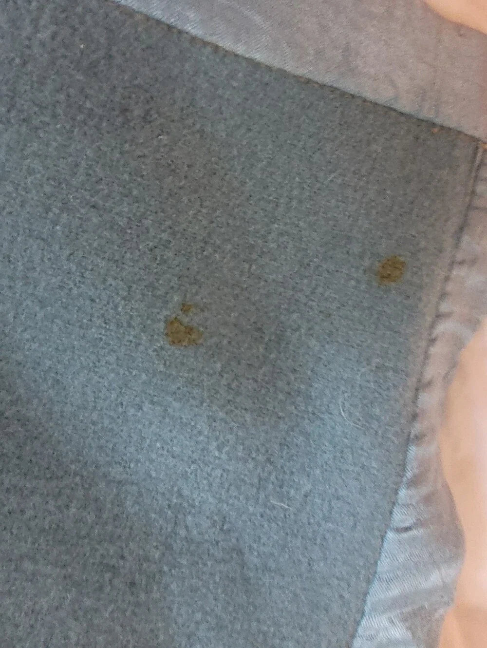 Vintage Single Twin Sz 100% Wool Blanket
