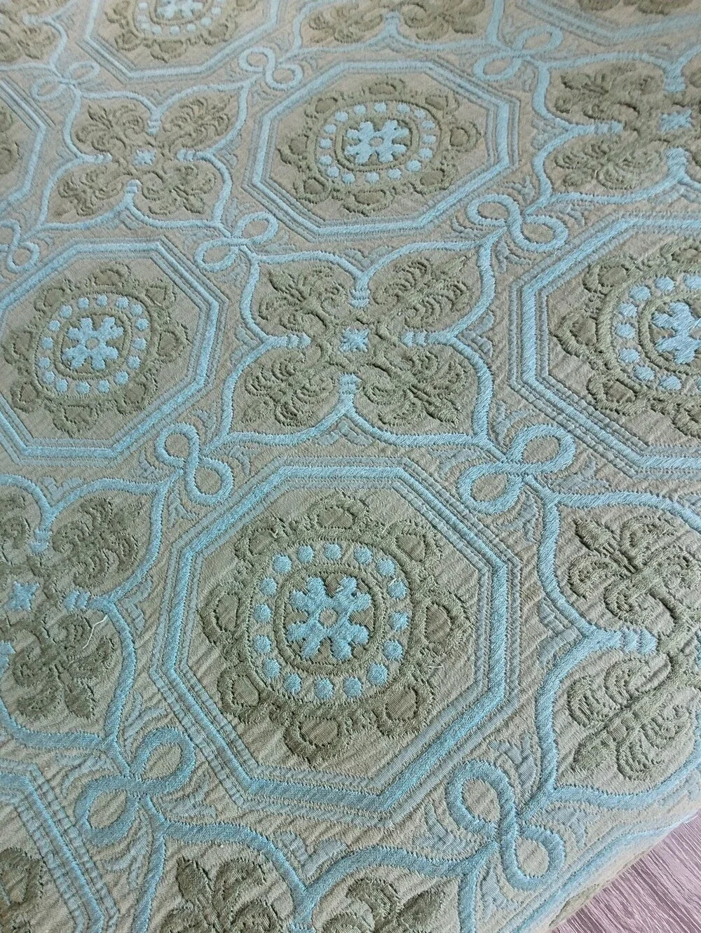 Vintage DBL Or Queen fit 70's Glam  Bedspread