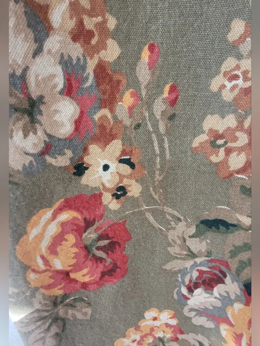 Retro Draperies 90's Floral