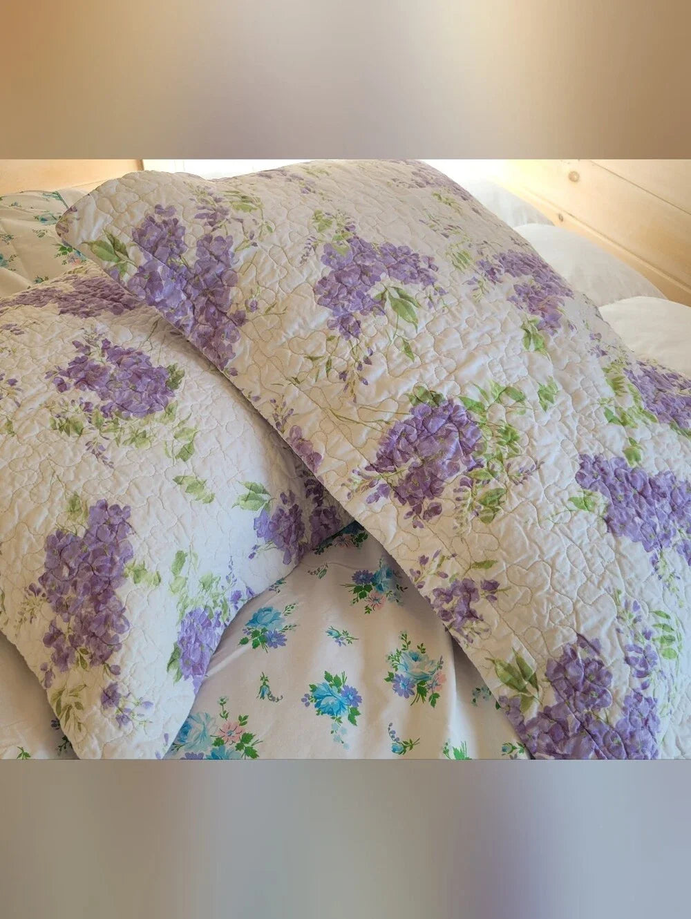 Vintage Queen Sz 6 Pc Bedding Curation