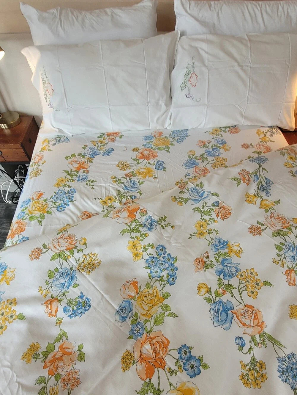 Vintage Double Sz Sheet Set 4pc