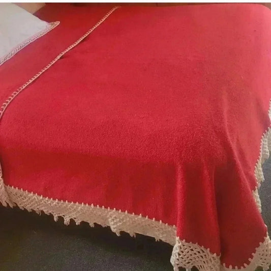 Vintage Blanket Bedspread Fits Double OR Queen