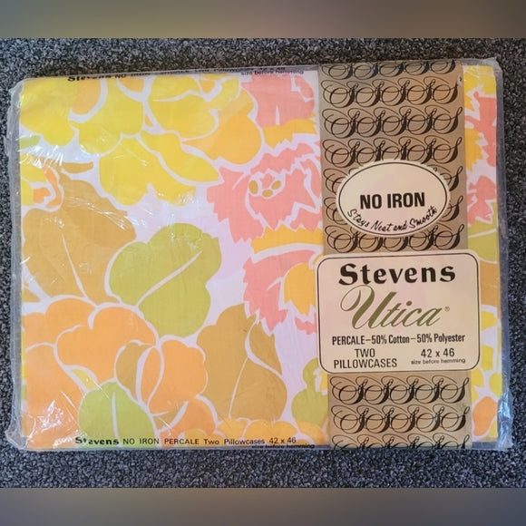 VINTAGE Full / Double Size 6pc Bedding Curation w/deadstock novelty!
