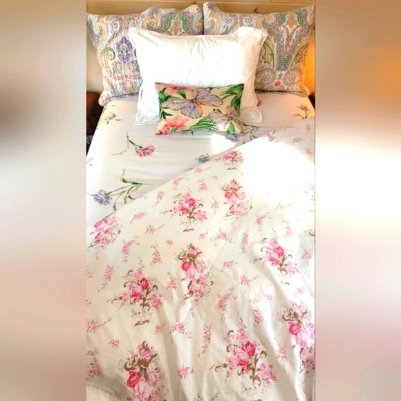 VINTAGE & Y2K Double Full sz 6pc Bedding Curation