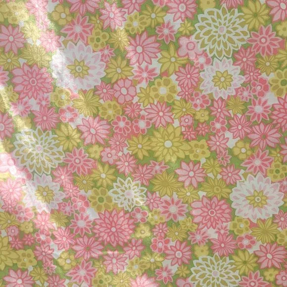 Vintage Single / Twin Size  Top Flat Sheet 100% Cotton