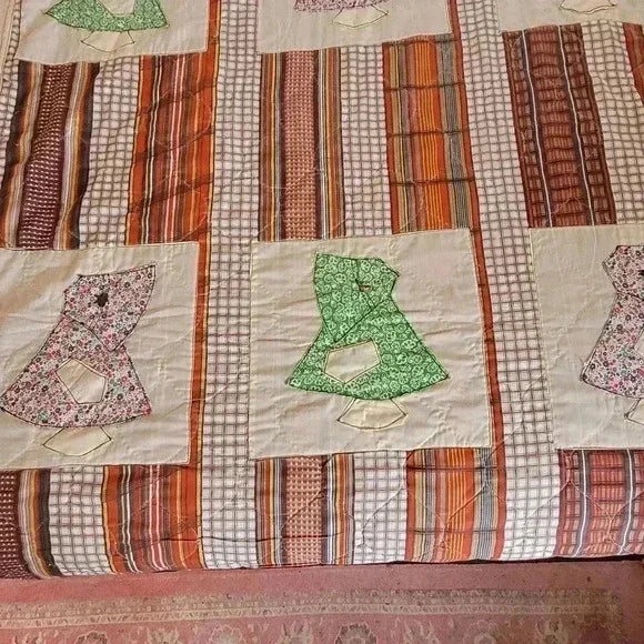 Vintage Handmade Quilt Blanket