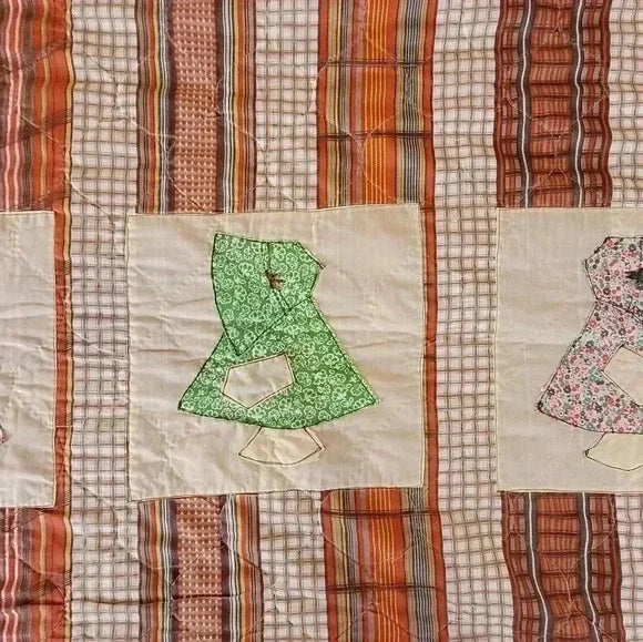Vintage Handmade Quilt Blanket