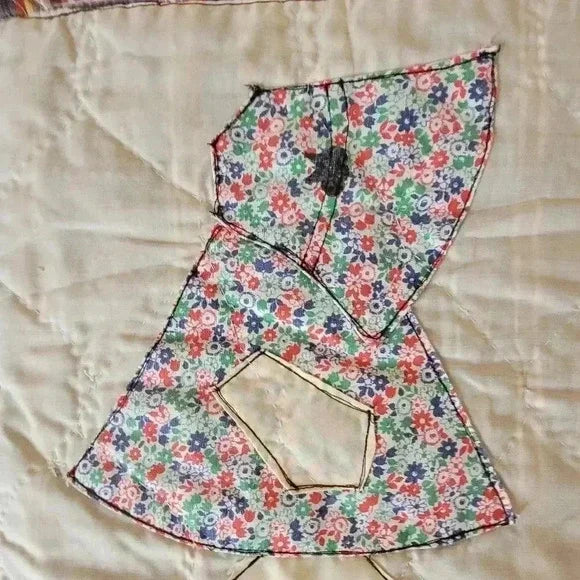 Vintage Handmade Quilt Blanket