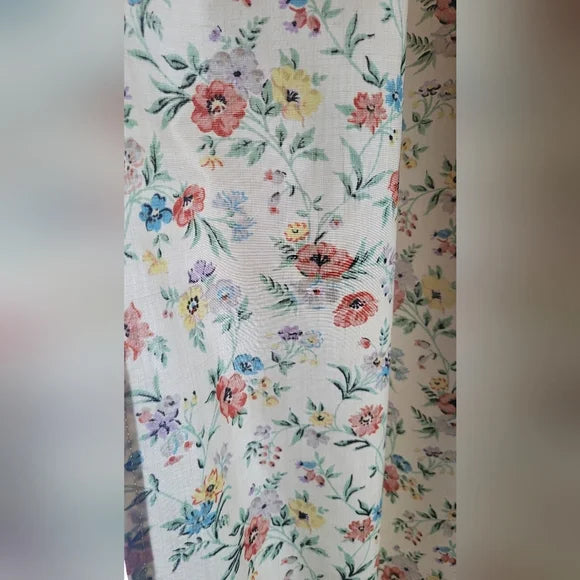 Shabby Chic Curtains 2 x 88L x 31W, Floral