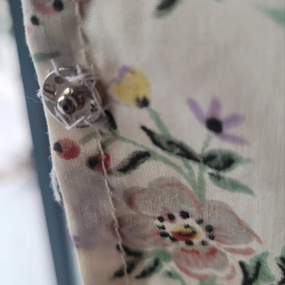Shabby Chic Curtains 2 x 88L x 31W, Floral