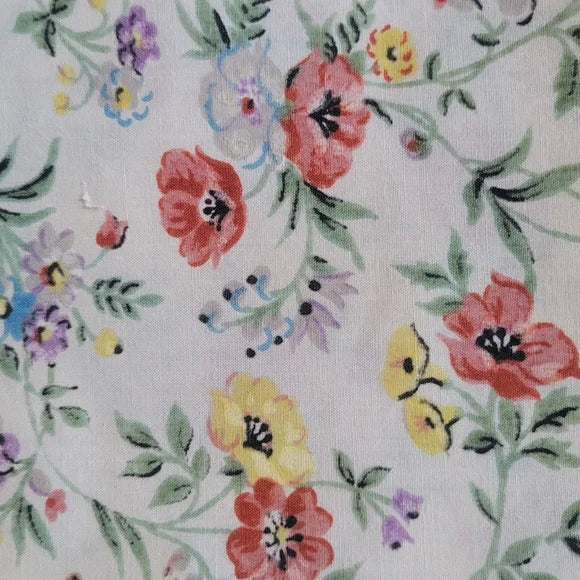 Shabby Chic Curtains 2 x 88L x 31W, Floral