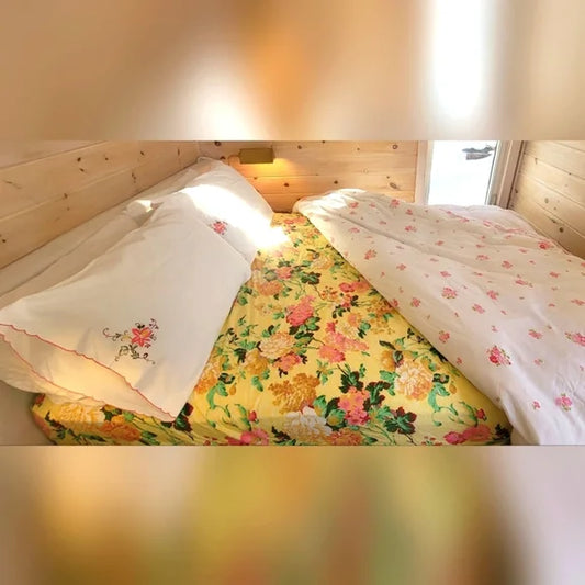 VINTAGE Double Full sz Bedding Curation, 4pc Set. 100% Cottons & Cotton/Poly Blends.