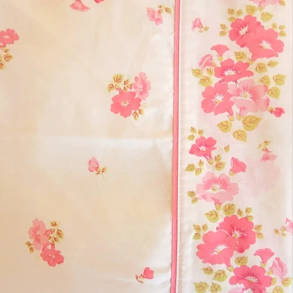 VINTAGE Double Full sz Bedding Curation, 4pc Set. 100% Cottons & Cotton/Poly Blends.