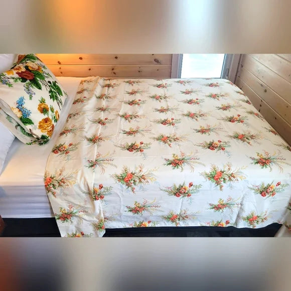 VINTAGE Double Full Sz 3 Pc Bedding Curation