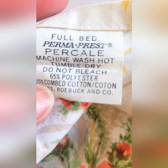 VINTAGE Double Full Sz 3 Pc Bedding Curation