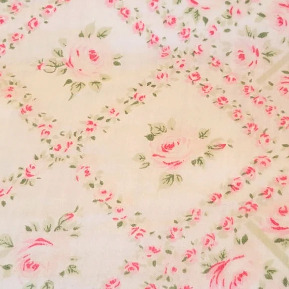 VINTAGE Full / Double 4PC Bedding Curation Cotton And Cott/poly Blends