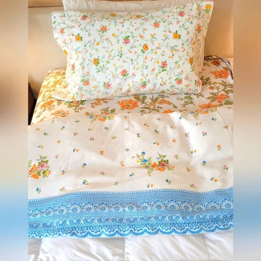 VINTAGE Single/Twin 3pc Bedding Curation