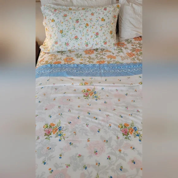 VINTAGE Single/Twin 3pc Bedding Curation