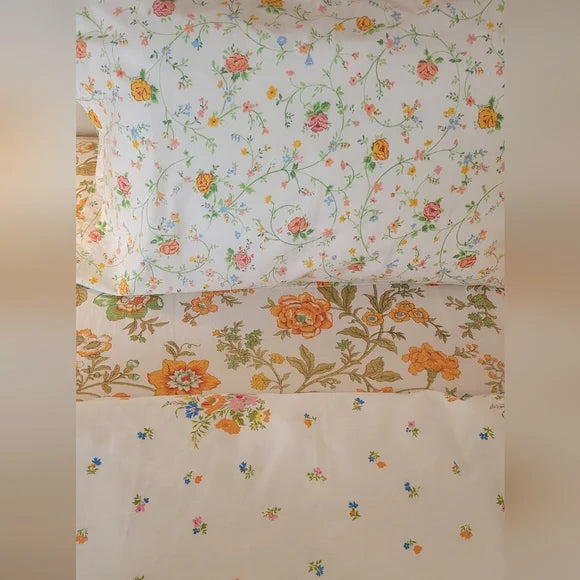 VINTAGE Single/Twin 3pc Bedding Curation