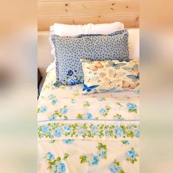 VINTAGE Twin single 4pc Bedding Curation