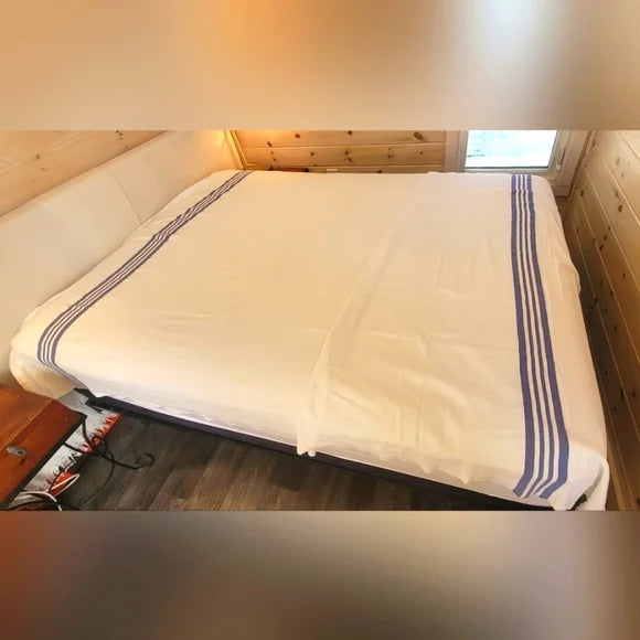 VINTAGE 100% Cotton Single sz Flat Sheet