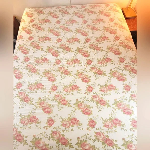 Retro Y2K KING Sz 100% Cotton Bedding Set 4pc.
