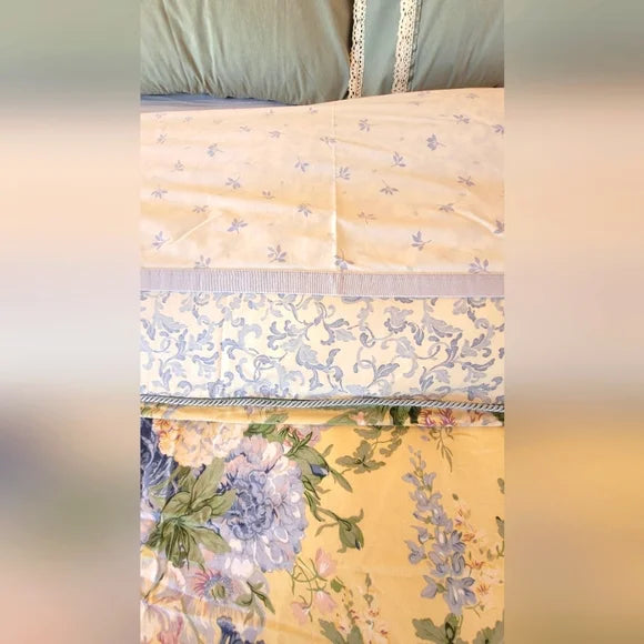 Y2K 100% Cotton Duvet Cover W/ Cotton Sheet And 2 Cases 4pcs.