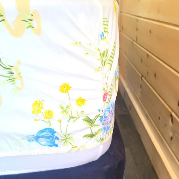 VINTAGE & Y2K Double Full sz 3 pc Bedding Curation W/100% Cotton And Embroidery
