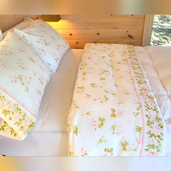 Vintage Double/Full size 3 pc bedding set