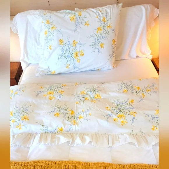 VINTAGE Single Twin Sz 2p Sheet Set