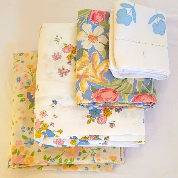Vintage Full /Double Sz 4pc Bedding Curation