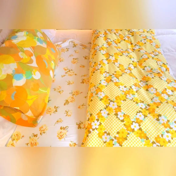 Vintage Single /Twin 3pc Bedding Curation