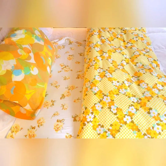 Vintage Single /Twin 3pc Bedding Curation