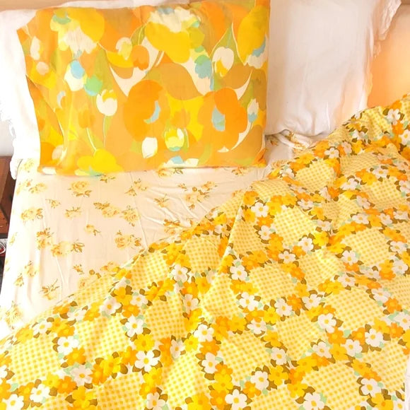 Vintage Single /Twin 3pc Bedding Curation