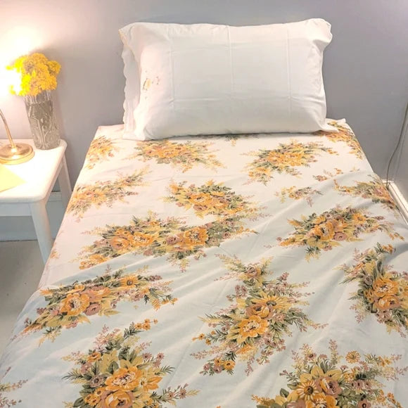 VINTAGE Single/Twin sz Bedding Set. 3pc