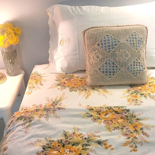 VINTAGE Single/Twin sz Bedding Set. 3pc