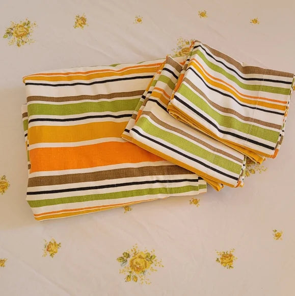 Vintage & Y2K 4pc Dbl/full Sz Bedding Combo