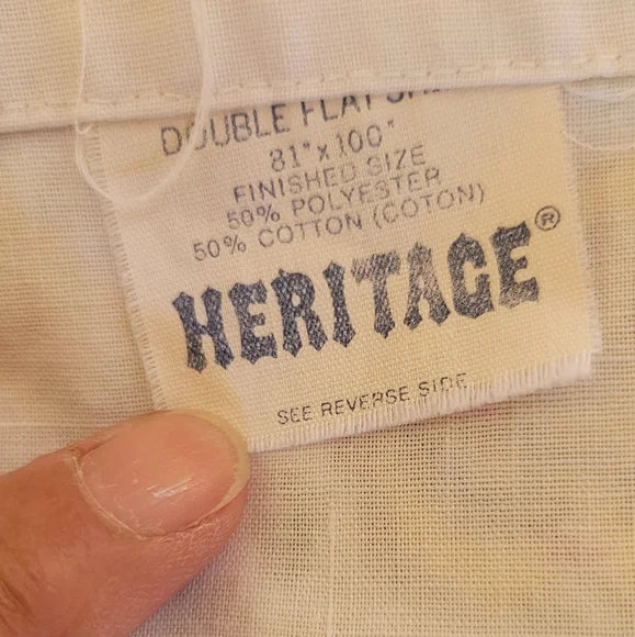 Vintage & Y2K 4pc Dbl/full Sz Bedding Combo