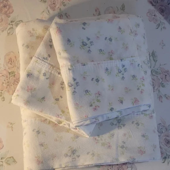 Y2K 100% Cotton QUEEN sz 4pc Bedding Curation