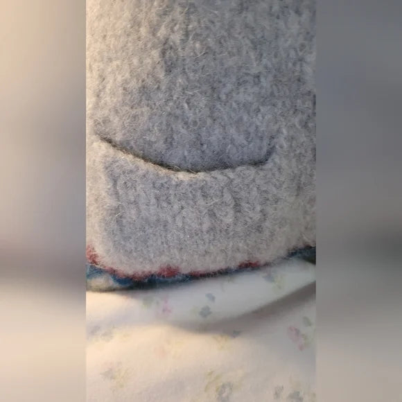 100% Wool Sweater Pillow 16x16