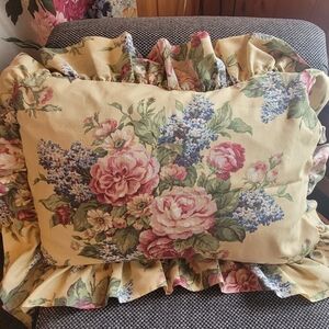 Y2K Martha Stewart Queen Size Bed Skirt And 2 Standard Shams 3pcs